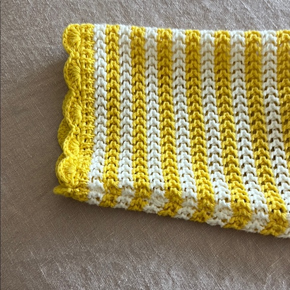 ME+EM Yellow and White Crew Neck Sweater - Picture 3 of 7